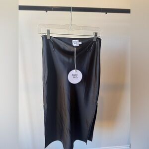 Princess Polly Cleo Lavoe Midi Skirt Black